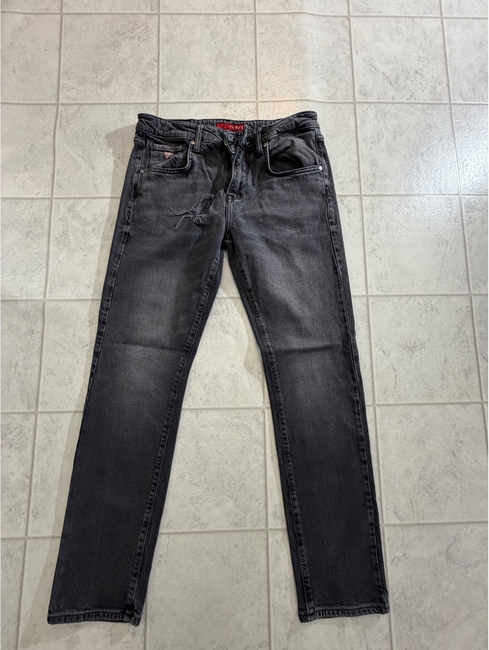 Guess Black Gray Skinny Jeans Size 30